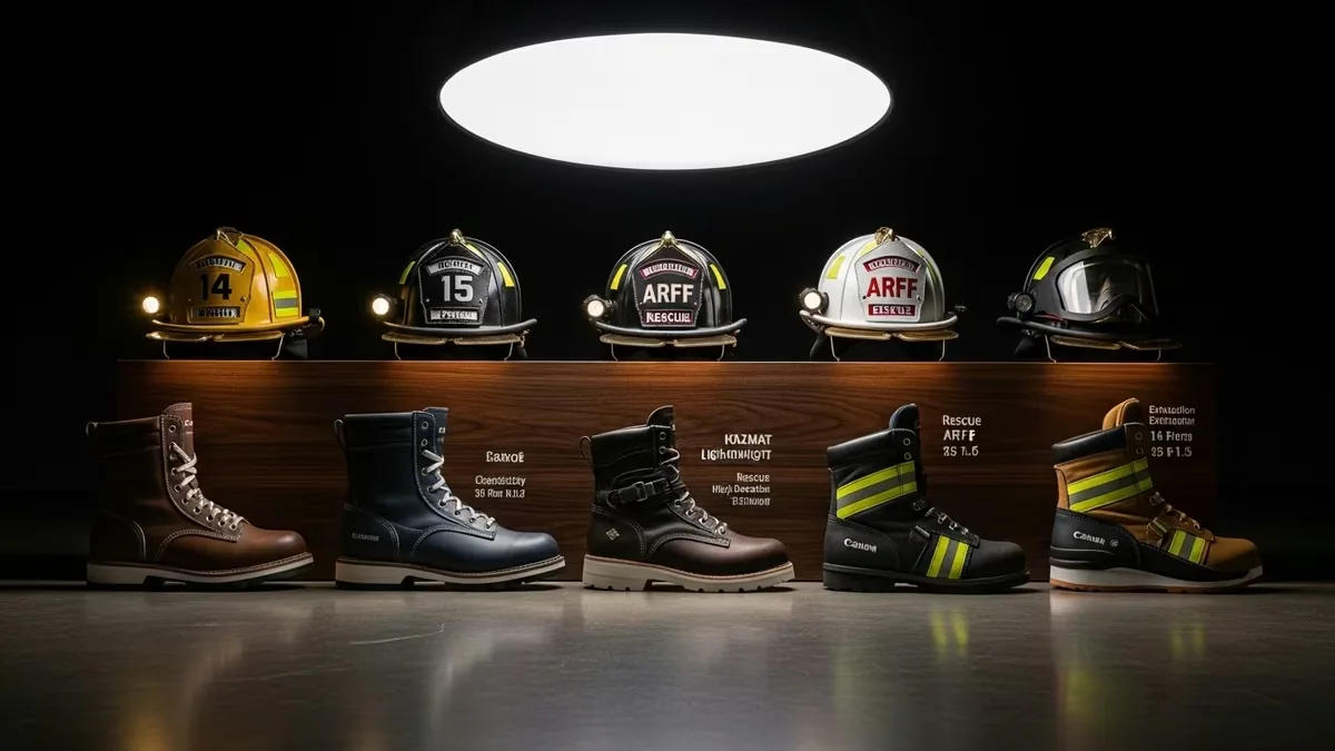 Botas para bombero de caucho certificadas NFPA 1970 — BOMBERO.MX