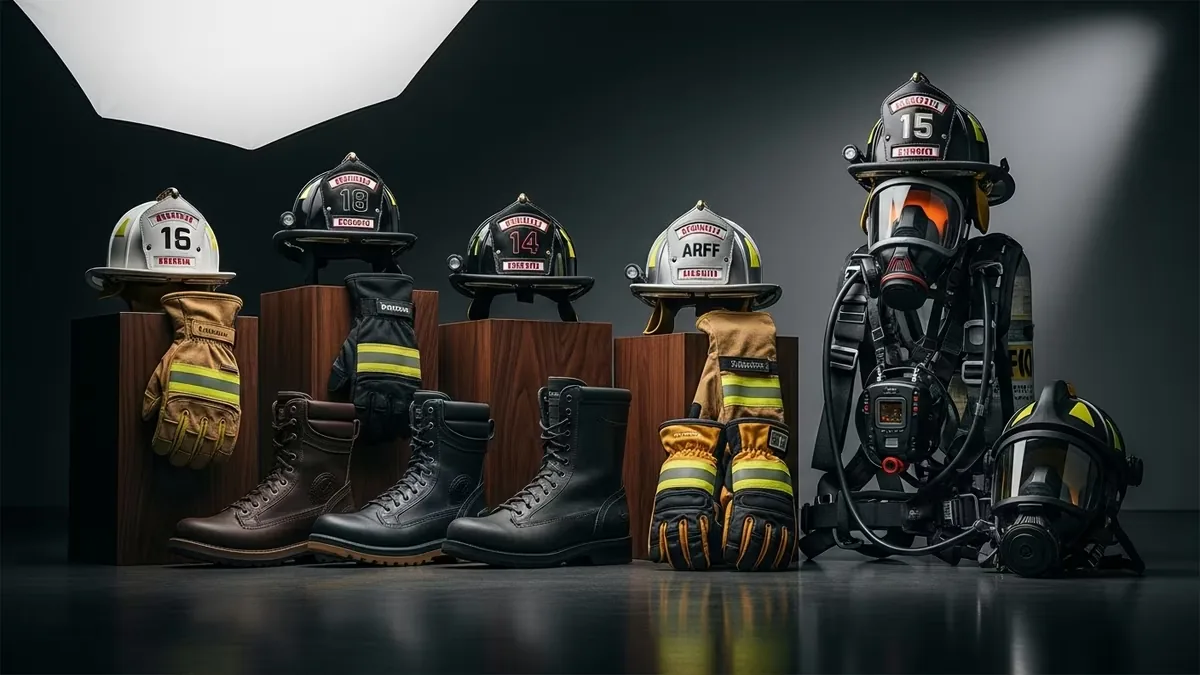 Guantes para bombero de combate certificados NFPA — BOMBERO.MX
