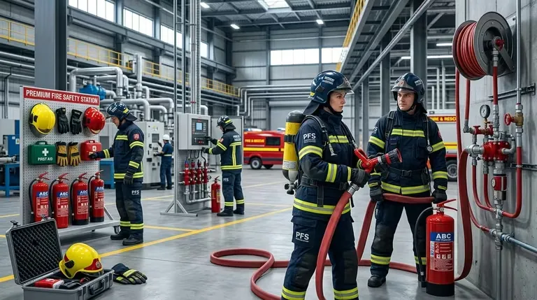 Equipo de respiración autónoma SCBA y traje estructural para bomberos certificado NFPA