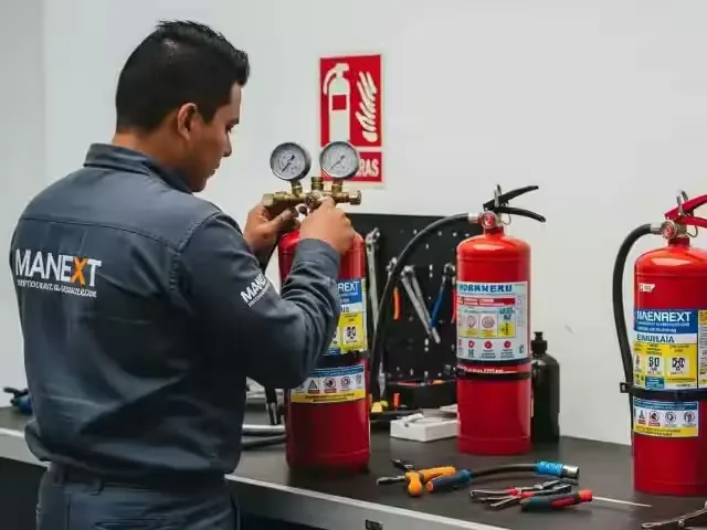 Mantenimiento preventivo de extintores — MANEXT