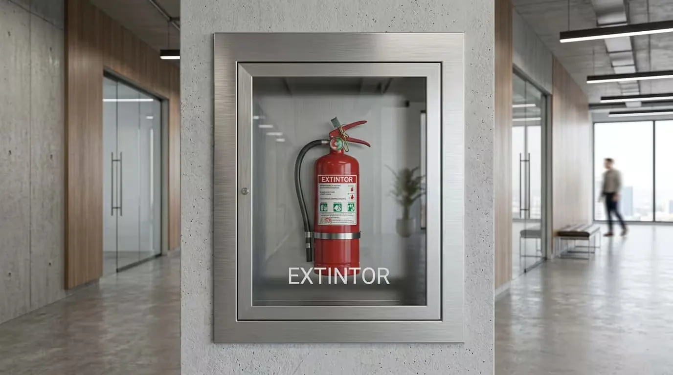 Gabinetes contra incendios de acero inoxidable — MESECI