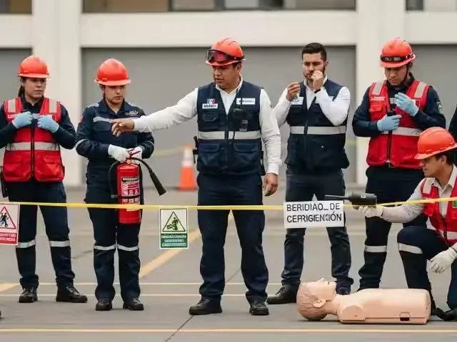 Capacitación y formación de brigadas de emergencia — MESECI