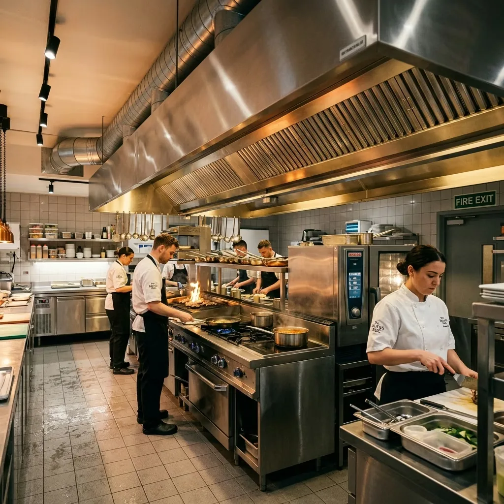 Sistema de supresión en cocina comercial — ProyectoRed