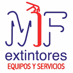 Logo y marca de Equipos y Servicios MF — empresa de extintores en Gustavo A. Madero