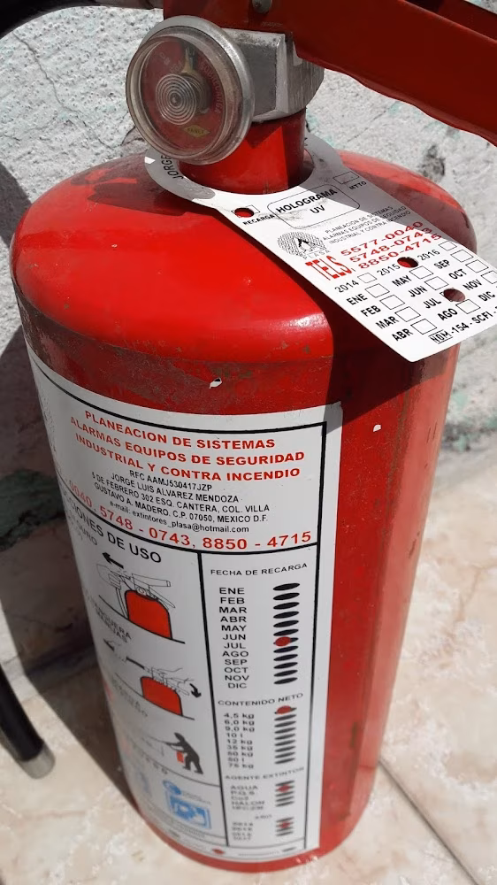 Extintores Plasa, venta de extintores en CDMX